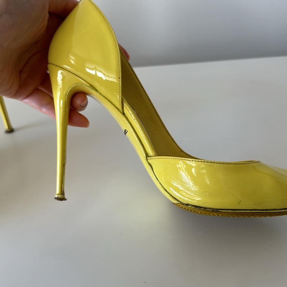 AUTHENTIC Dolce&Gabbana Peeptoe Stiletto Size EU37/US7 - Picture 10 of 14